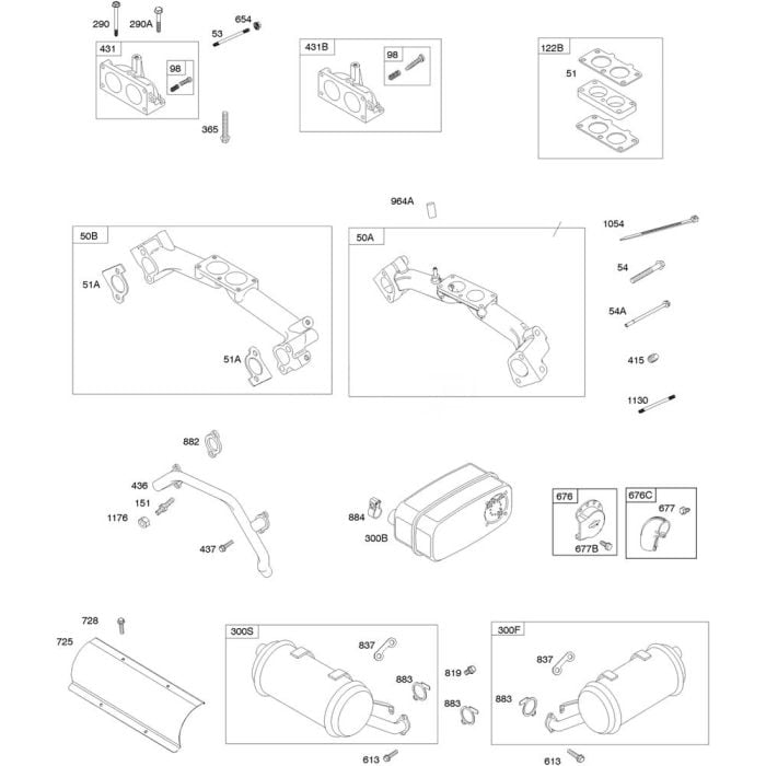 Intake Manifold Assembly For Briggs And Stratton Model No