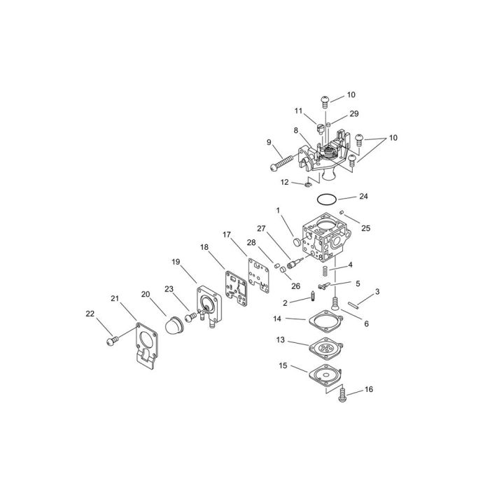 Carburettor For Echo Hcr Es Hedgetrimmer L S Engineers