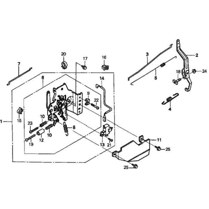 Control For Honda Hrh K Qxeh Lawn Mower L S Engineers