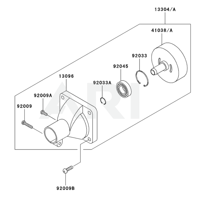 Housing For Kawasaki KTR27A String Trimmers L S Engineers