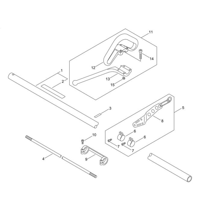 Main Pipe Handle For Echo Srm Tes L Brushcutter L S Engineers