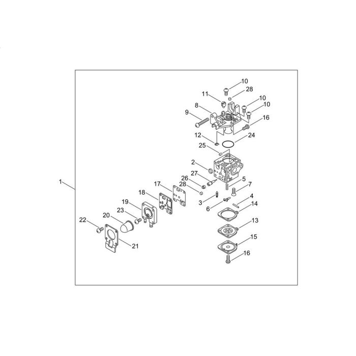 Carburettor For Echo Srm Tes U Brushcutter L S Engineers