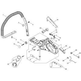 Handle For Shindaiwa Sx Chainsaw L S Engineers