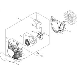 Recoil Starter For Shindaiwa 501SX Chainsaw L S Engineers