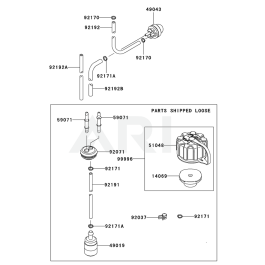 Fuel Tank Fuel Valve For Kawasaki Krb Bc Blower L S Engineers