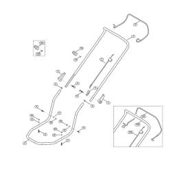 Handle For Viking Mb R Petrol Lawn Mowers L S Engineers