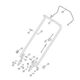 Handle For Viking Mb Petrol Lawn Mowers L S Engineers