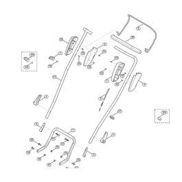 Handle For Viking MB 4 0 R Petrol Lawn Mowers L S Engineers