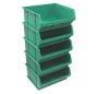 Green Storage Bin Size 6 420 x 182 x 375 mm - Pack of 5