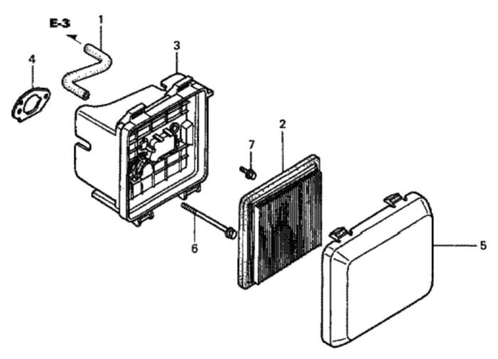 Air Cleaner for Honda HRG536C - SDF Lawn Mower