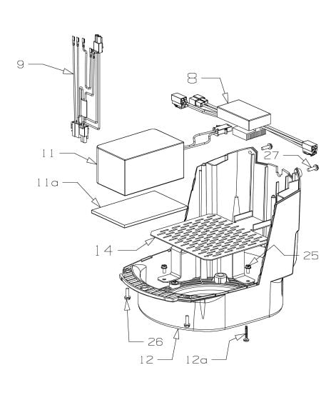 Charger Assembly for Masport 400ST (2018 Sep 465740) Mower