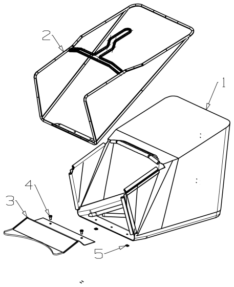 Collector Assembly for Masport 200ST (2015 Sep 48380) Mower