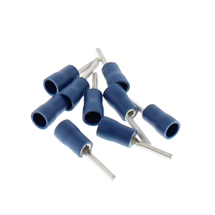 Blue Pre-Insulated Pin Terminals - 1.90mm Pack of 100 - 2-001-43 | L&S ...