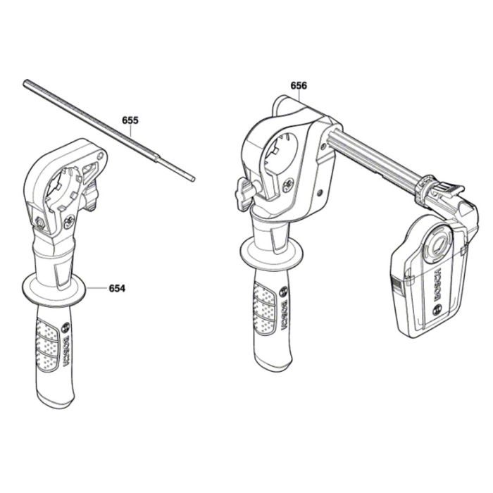 Percussion Drill Assembly for Bosch AdvancedImpact 900 L S Engineers