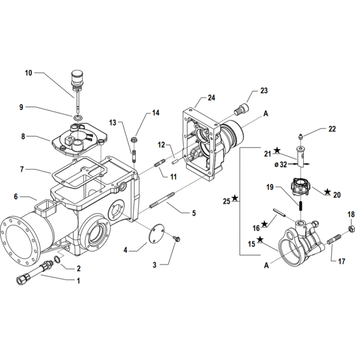 Gearbox (2) Assembly for Camon C15 (PowerSafe) Rotovators | L&S Engineers