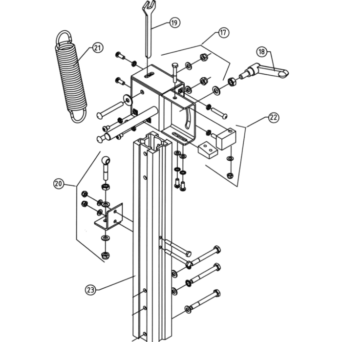 Gallows Cutting Head Assembly for Norton Clipper CHW Table Saw | L&S ...