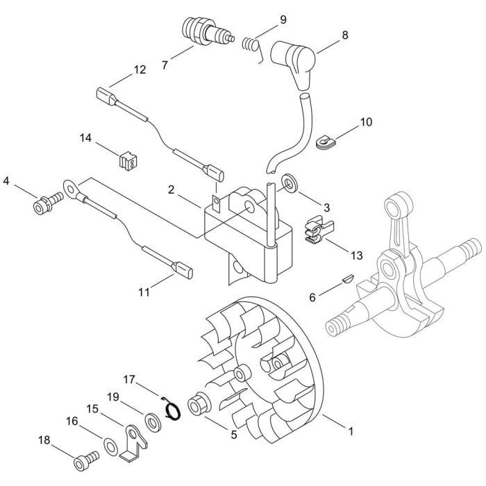 Magneto for ECHO CS-420ES Chainsaw | L&S Engineers