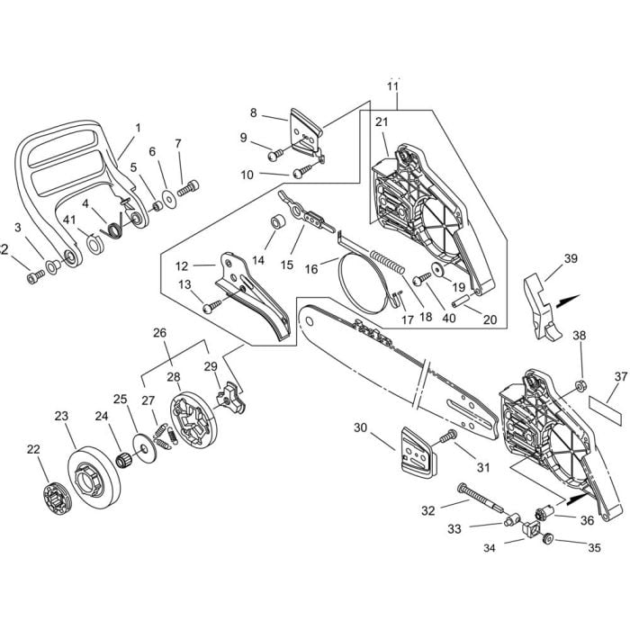 Clutch, Sprocket for ECHO CS-450 Chainsaw | L&S Engineers