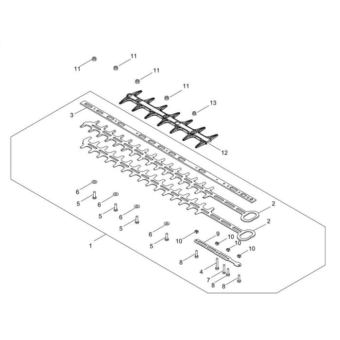 Cutting Blade for Shindaiwa DH202 Hedgetrimmer | L&S Engineers