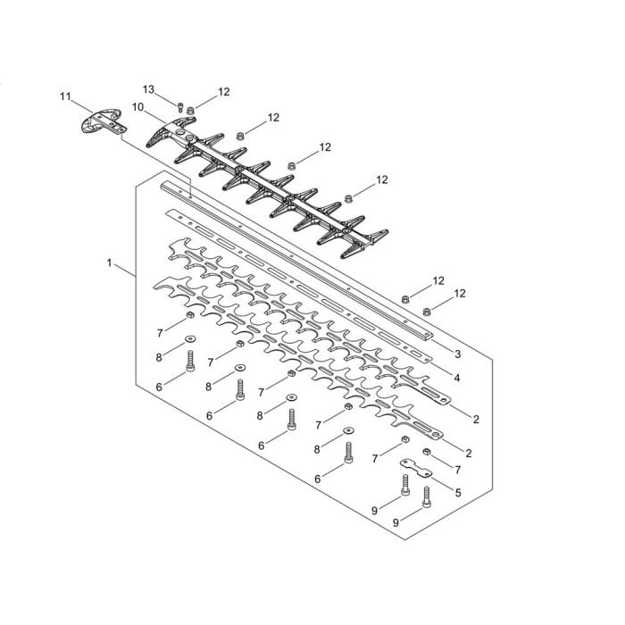 Cutting Blade for ECHO HCA-265ES-HD Hedgetrimmer | L&S Engineers