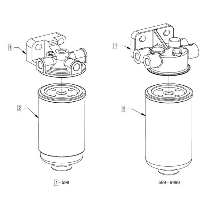 Fuel Filter for Hamm HD13 - 14 (H172) Compaction Roller | L&S Engineers