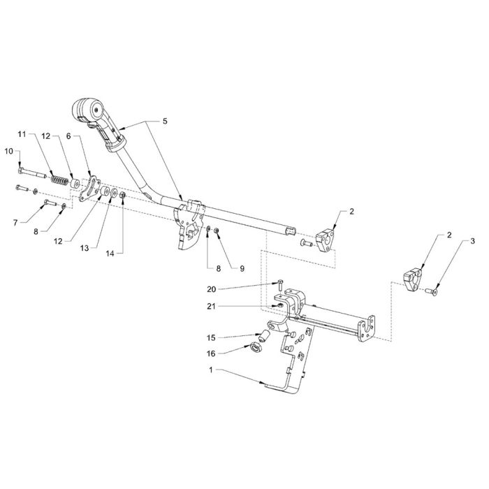 Drive Shifting Assembly for Hamm HD18 - 20 (H292) Roller | L&S Engineers