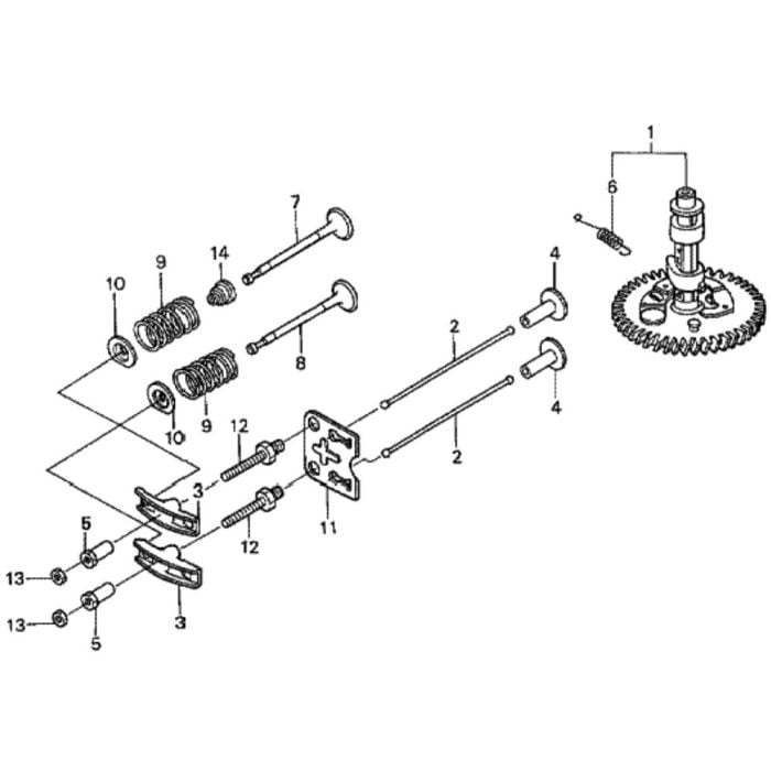 Camshaft for Honda HRH536 - HXE Lawn Mower | L&S Engineers