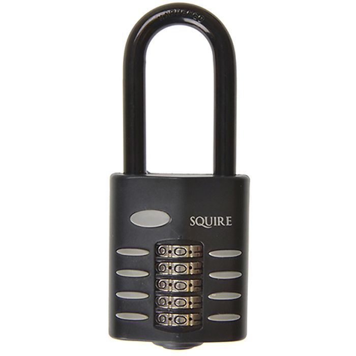 Extra long deals shackle combination padlock