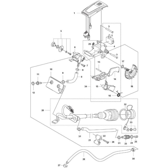 Valves Assembly For Husqvarna K7000 Ring Disc Cutter Lands Engineers