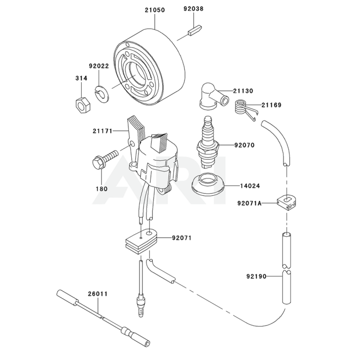 Electric Equipment for Kawasaki KRB400B Blower | L&S Engineers