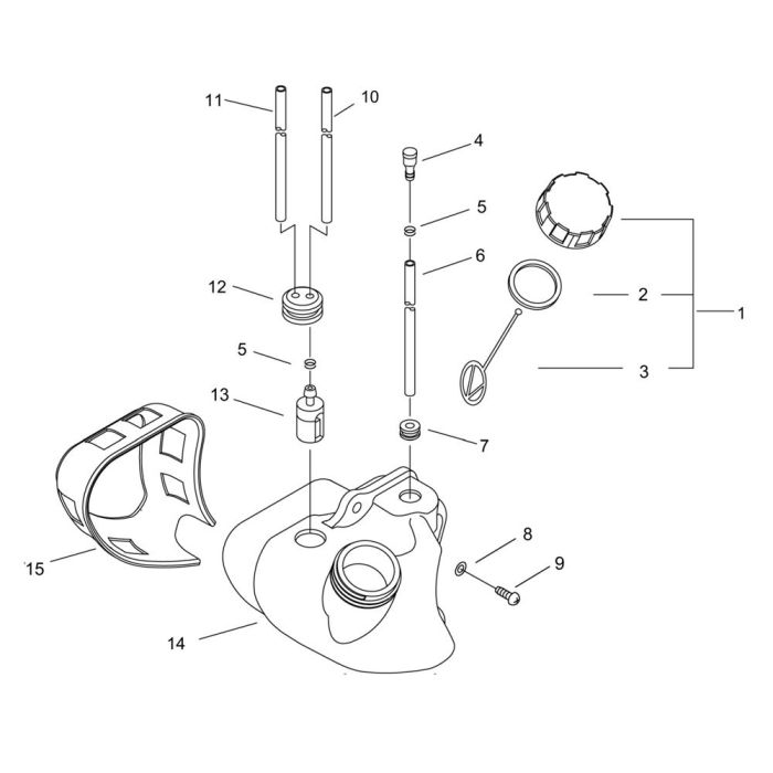 Fuel Tank For Echo Pb 251 Handheld Blower Lands Engineers