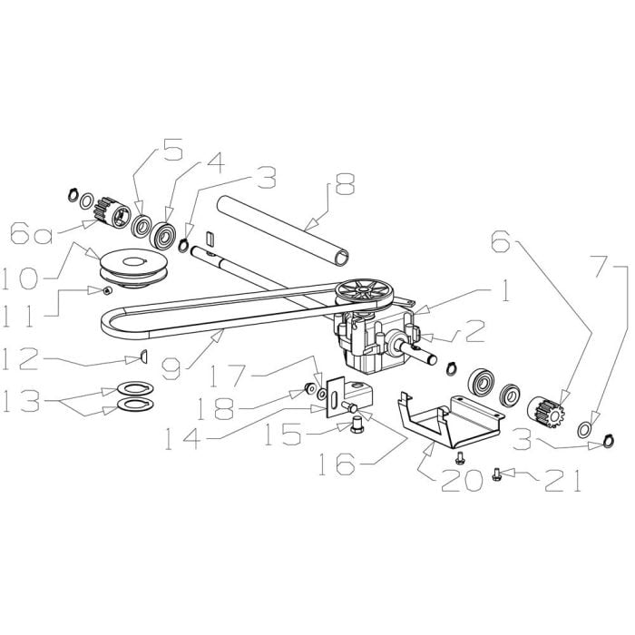 Gearbox Assembly for Morrison Prosmart SP (2021 Jun 465872) Power Drive ...