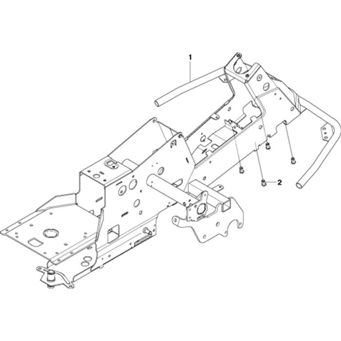 Chassis/Frame Assembly for Husqvarna R320 AWD Riders | L&S Engineers