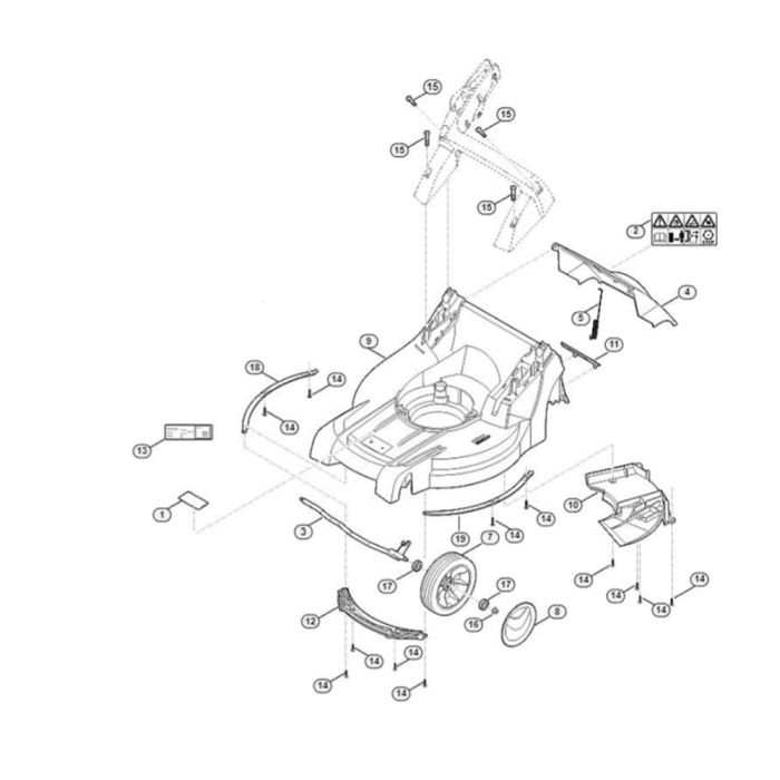 Housing, Front Axle Assembly for Stihl RM 448.0 TC Petrol Mowers | L&S ...