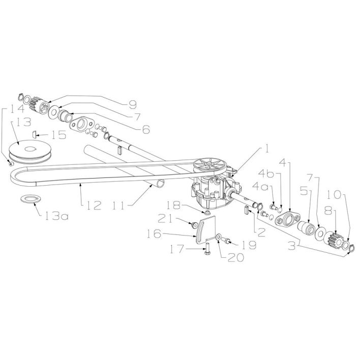 Gearbox Assembly for Morrison Rocket L (2018 Dec 465724) Power Drive ...