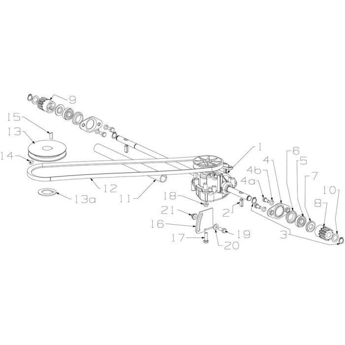 Gearbox Assembly for Morrison Rocket L (2020 Dec 465808) Power Drive ...