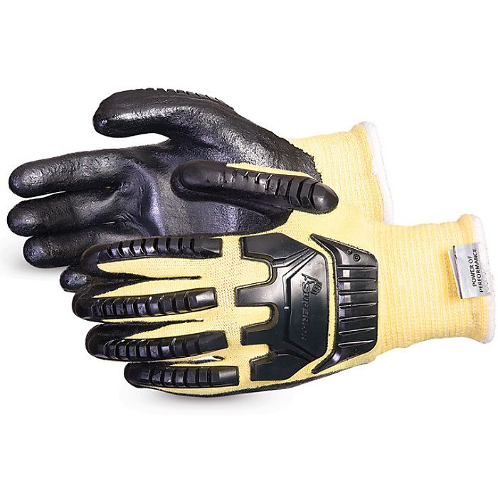 Dexterity Glove Kevlar Blended Impact-Resistant & Cut-Resistant Black M ...