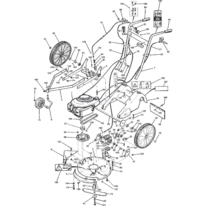 Complete Assembly for Honda UM516E Grass Manager Mower | L&S Engineers