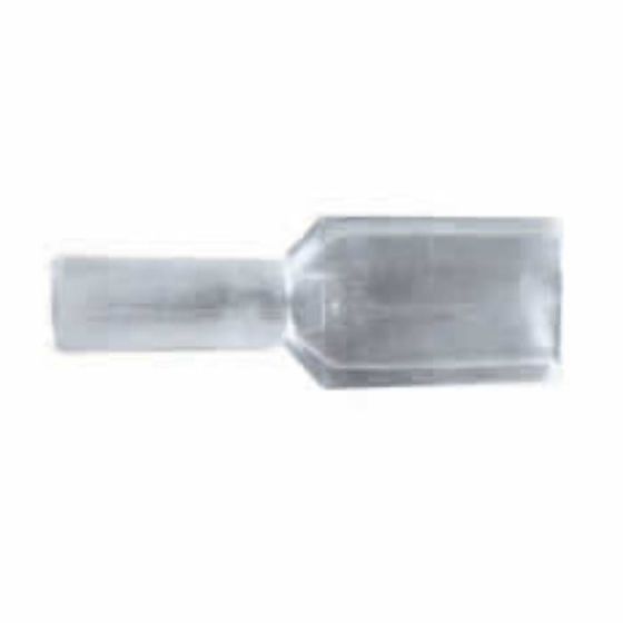 Clear Push-On Insulator - 6.30mm (Pack of 50) - 0-005-21