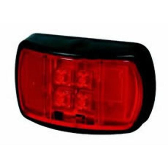 Red LED Rear Marker Lamp with Superseal Plug - 12/24V - Each - 0-170-05