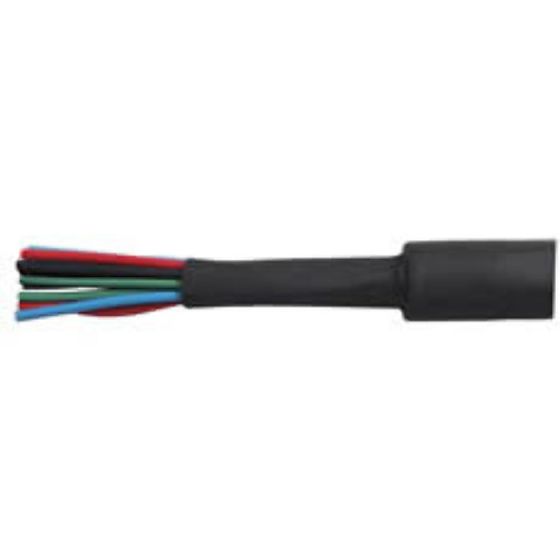 Black Heat-shrink Polyolefin Tubing - 2.4mm x 5m - 0-333-02