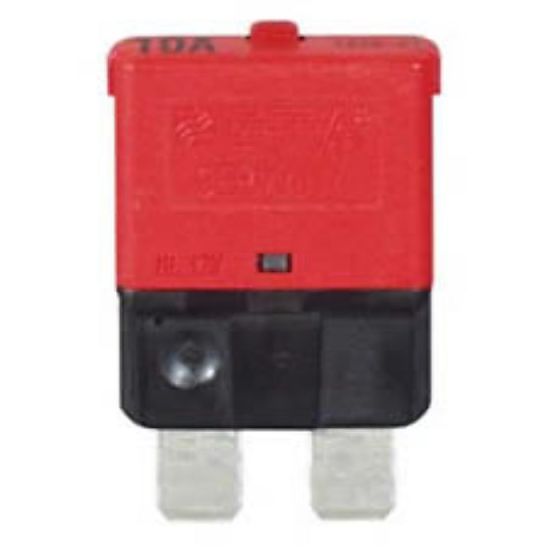 Blade Fuse Type Manual Reset Circuit Breaker - 6A, 12/24V - Each - 0-380-06