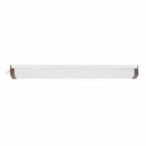 Low Profile Fluorescent Lamp in White Stove Enamelled Steel - 24V 13W - Each - 0-415-00