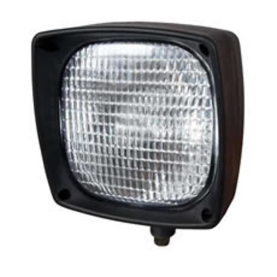 Rectangular Black Plastic Work Lamp - Each - 0-420-40