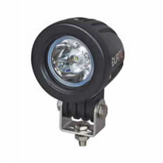 Compact LED Spot Lamp - Black, 1 x 10W 12/24V - Each - 0-420-57