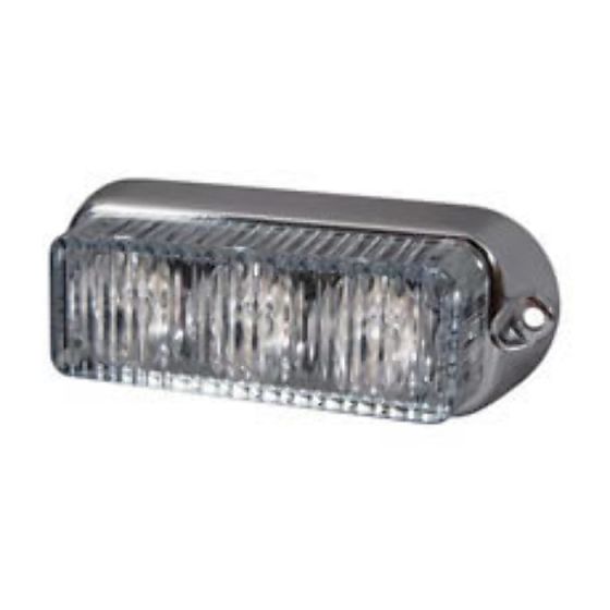 Green High Intensity 3 LED Horizontal Warning Light - 12/24V - Each - 0-442-04