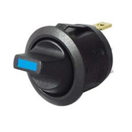 Blue LED Round On/Off Toggle Switch - 12/24V - Each - 0-531-52