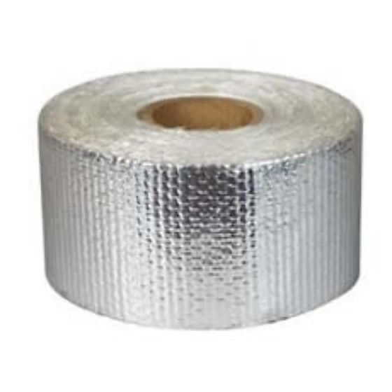 Heat-Reflective Aluminium/Fibreglass Adhesive Tape - 37mm x 4.5m - Each - 0-557-38