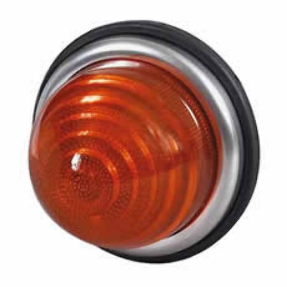 Direction Indicator Lamp - 72mm diameter, 12V Festoon Bulb - Each - 0-570-00