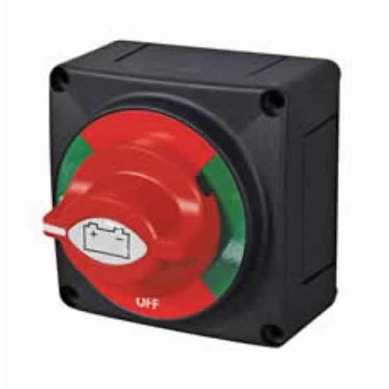 Rotary Marine Battery Isolator with Fixed Control Knob in Off Position - 300A 48V - Each - 0-605-12